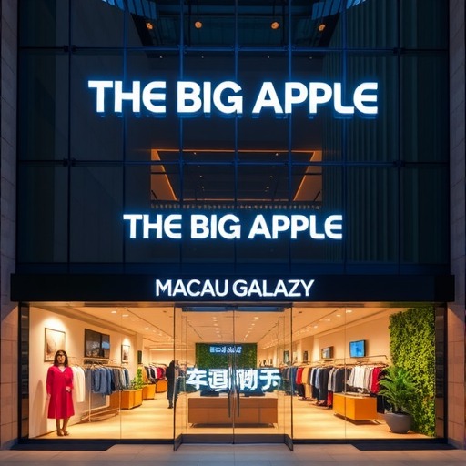 THE BIG APPLE 全新旗舰店登陆澳门银河(图1) THE BIG APPLE 全新旗舰店登陆澳门银河(图1)