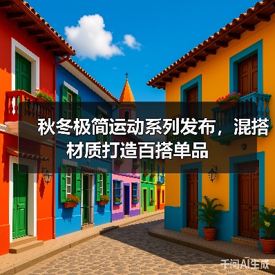 秋冬极简运动系列发布，混搭材质打造百搭单品（图3）