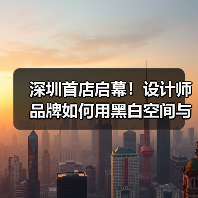 深圳首店启幕！设计师品牌如何用黑白空间与艺术装置诠释柔韧美学（图2）