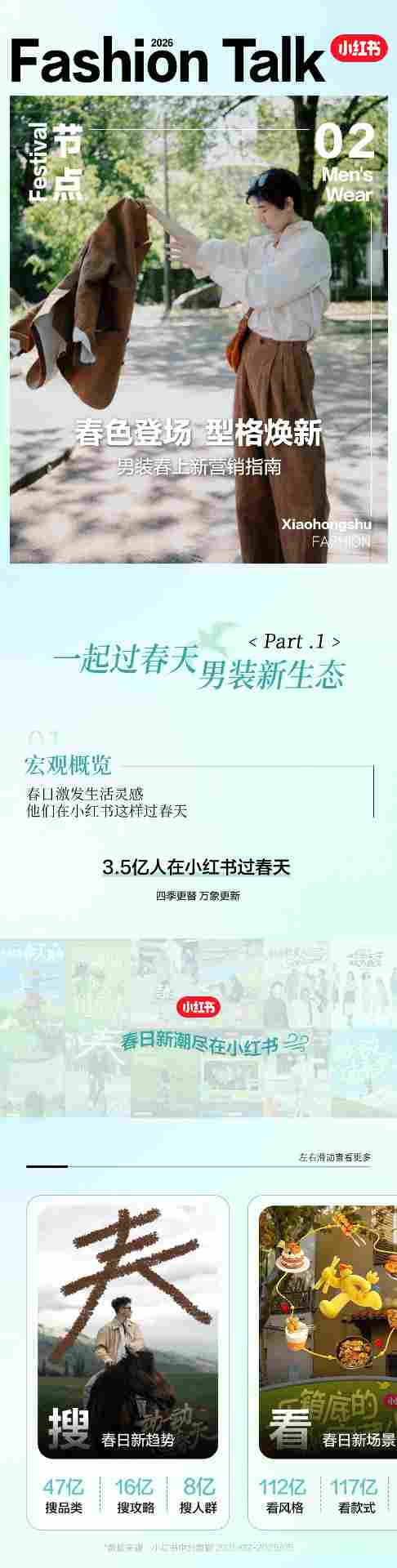 春日男装上新营销指南｜小红书趋势洞察全攻略